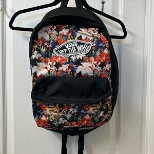 Vans  floral backpack